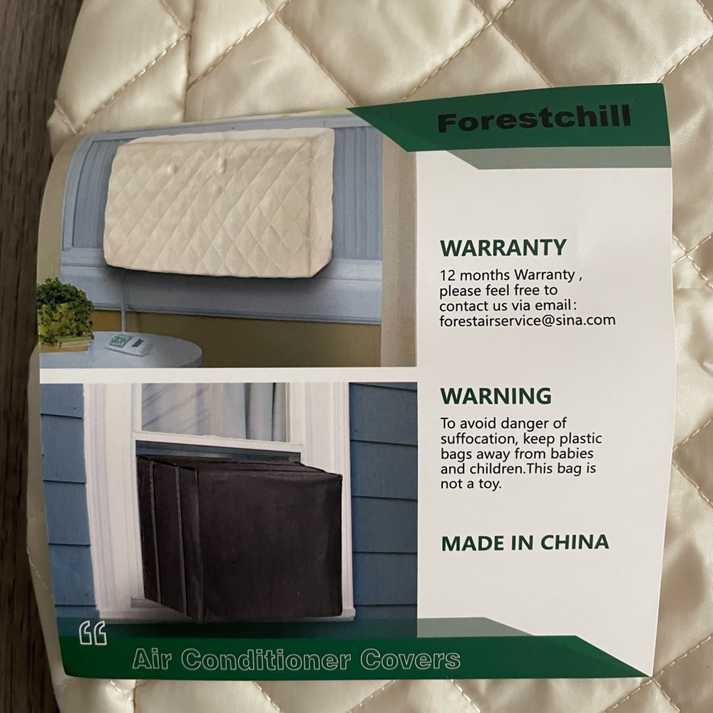 Forestchill beige AC covers (2) bundle